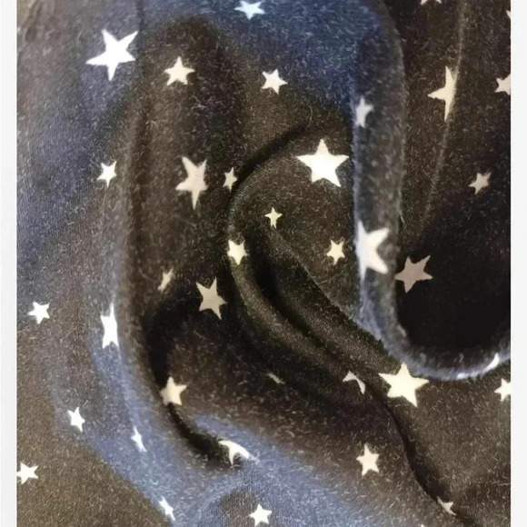 AG Star Printed Super  Skinny Legging Ankle Jeans Black White Stars Size 24R - Picture 7 of 13